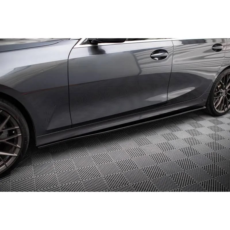 Maxton - Rajouts Des Bas De Caisse BMW 3 M-Pack G20 Noir Brillant