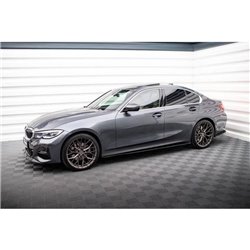 Maxton - Rajouts Des Bas De Caisse BMW 3 M-Pack G20 Noir Brillant