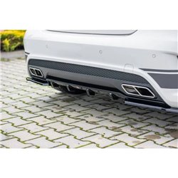 Maxton - RAJOUT DU PARE-CHOCS ARRIERE Mercedes A45 AMG W176 Noir Brillant