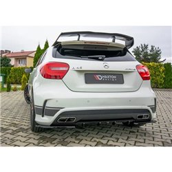 Maxton - RAJOUT DU PARE-CHOCS ARRIERE Mercedes A45 AMG W176 Noir Brillant