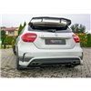 Maxton - RAJOUT DU PARE-CHOCS ARRIERE Mercedes A45 AMG W176 Noir Brillant