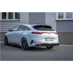 Maxton - Rajout du pare-chocs arriere Kia ProCeed GT Mk1 Noir Brillant