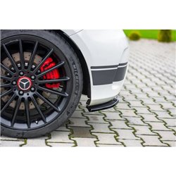Maxton - LAME DU PARE-CHOCS ARRIERE Mercedes A45 AMG W176 Noir Brillant
