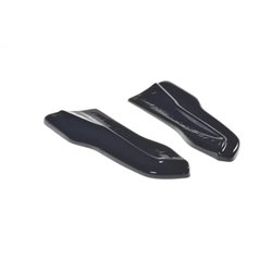 Maxton - LAME DU PARE-CHOCS ARRIERE Volvo V40 R-design Noir Brillant
