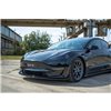 Maxton - Lame du pare-chocs avant / Lame Tesla Model 3 Noir Brillant