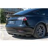 Maxton - Rajout du pare-chocs arriere Tesla Model 3 Noir Brillant