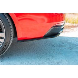 Maxton - Lame du pare-chocs arriere Peugeot 508 Essence Mk2 Noir Brillant