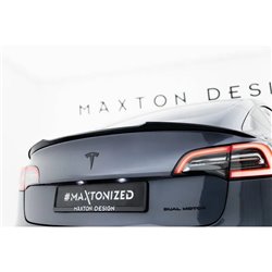 Maxton - Becquet extension Tesla Model 3 Noir Brillant