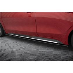 Maxton - Set des diffiseur des bas de caisse Kia Ceed GT / GT-Line Mk3 / Proceed Mk1 Noir Brillant