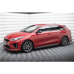 Maxton - Set des diffiseur des bas de caisse Kia Ceed GT / GT-Line Mk3 / Proceed Mk1 Noir Brillant