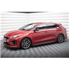 Maxton - Set des diffiseur des bas de caisse Kia Ceed GT / GT-Line Mk3 / Proceed Mk1 Noir Brillant
