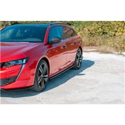 Maxton - Set des diffuseur des bas de caisse Peugeot 508 Mk2 Noir Brillant