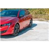 Maxton - Set des diffuseur des bas de caisse Peugeot 508 Mk2 Noir Brillant