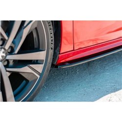 Maxton - Set des diffuseur des bas de caisse Peugeot 508 Mk2 Noir Brillant