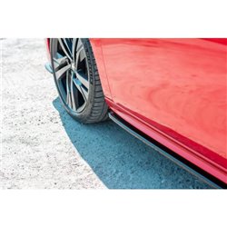 Maxton - Set des diffuseur des bas de caisse Peugeot 508 Mk2 Noir Brillant