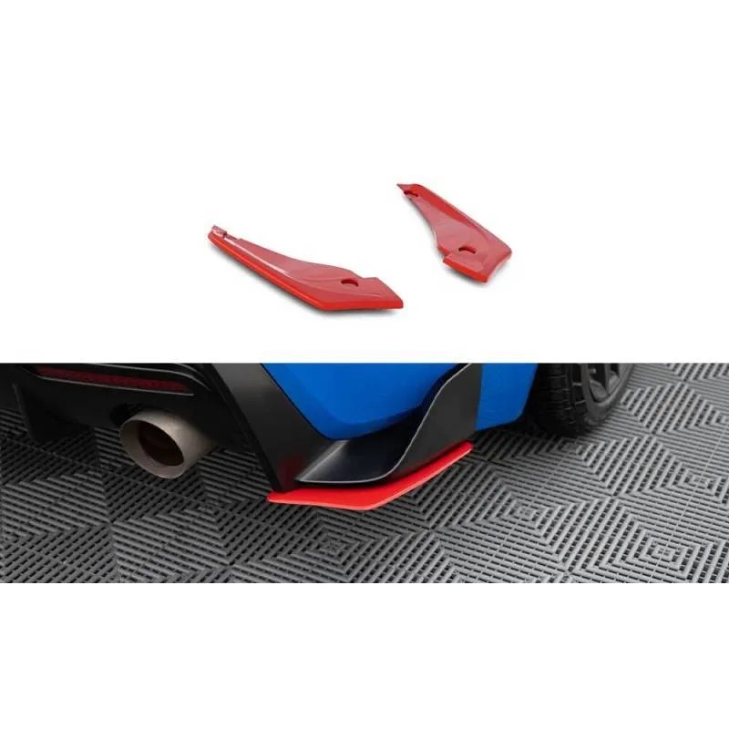 Maxton - Lame du pare-chocs arriere V.2 Toyota Supra Mk5 Noir Brillant