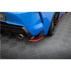 Maxton - Lame du pare-chocs arriere V.2 Toyota Supra Mk5 Noir Brillant