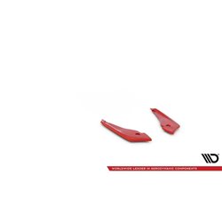 Maxton - Lame du pare-chocs arriere V.2 Toyota Supra Mk5 Noir Brillant