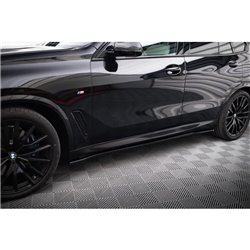 Maxton - Set des diffeuseur des bas de caisse BMW X5 G05 M-pack Noir Brillant