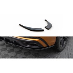 Maxton - Lame du pare-chocs arriere Audi Q8 S-line Mk1 Noir Brillant