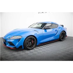 Maxton - Set des diffeuseur des bas de caisse V.2 Toyota Supra Mk5 Noir Brillant