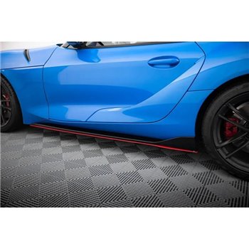 Maxton - Set des diffeuseur des bas de caisse V.2 Toyota Supra Mk5 Noir Brillant