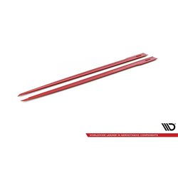 Maxton - Set des diffeuseur des bas de caisse V.2 Toyota Supra Mk5 Noir Brillant