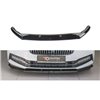 Maxton - Lame Du Pare-Chocs Avant V.2 Skoda Superb Liftback / Combi Mk3 Facelift Noir Brillant