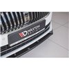 Maxton - Lame Du Pare-Chocs Avant V.2 Skoda Superb Liftback / Combi Mk3 Facelift Noir Brillant