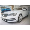 Maxton - Lame Du Pare-Chocs Avant V.2 Skoda Superb Liftback / Combi Mk3 Facelift Noir Brillant