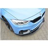 Maxton - Lame du pare-chocs avant / Lame BMW M4 F82 M-performance Noir Brillant