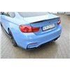 Maxton - Lame du pare-chocs arriere V.1 BMW M4 F82 Noir Brillant