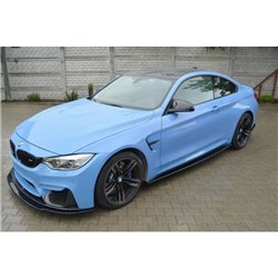 Maxton - Set des diffeuseur des bas de caisse V.1 BMW M4 F82 Noir Brillant