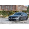 Maxton - Lame du pare-chocs avant / Lame V.2 Volkswagen Passat R-Line B8 Noir Brillant