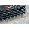 Maxton - Lame du pare-chocs avant / Lame V.2 Volkswagen Passat R-Line B8 Noir Brillant