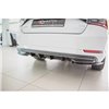 Maxton - Rajout du pare-chocs arriere Skoda Superb Liftback / Combi Mk3 FL Noir Brillant