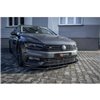 Maxton - Lame du pare-chocs avant / Lame V.1 Volkswagen Passat R-Line B8 Noir Brillant