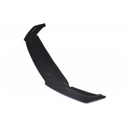 Maxton - Lame du pare-chocs avant / Lame V.1 Volkswagen Passat R-Line B8 Noir Brillant