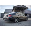 Maxton - Set des diffeuseur des bas de caisse Mercedes-Benz E43 AMG / AMG-Line Sedan / Estate W213 / S213 Noir Brillant