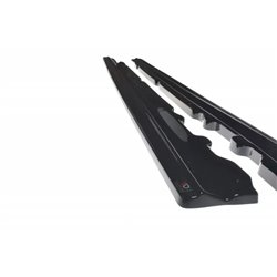 Maxton - Set des diffeuseur des bas de caisse Mercedes-Benz E43 AMG / AMG-Line Sedan / Estate W213 / S213 Noir Brillant