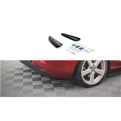 Maxton - Lame du pare-chocs arriere Volvo V40 Noir Brillant