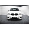 Maxton - Lame du pare-chocs avant / Splitter BMW X5 E70 Facelift M-pack Noir Brillant