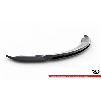 Maxton - Lame du pare-chocs avant / Lame BMW X5 E70 Facelift M-pack Noir Brillant