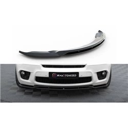 Maxton - Lame du pare-chocs avant / Lame BMW X5 E70 Facelift M-pack Noir Brillant