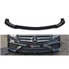 Maxton - Lame du pare-chocs avant / Splitter Mercedes-Benz E43 AMG / AMG-Line Sedan / Estate W213 / S213 Noir Brillant