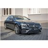 Maxton - Lame du pare-chocs avant / Lame Mercedes-Benz E43 AMG / AMG-Line Sedan / Estate W213 / S213 Noir Brillant