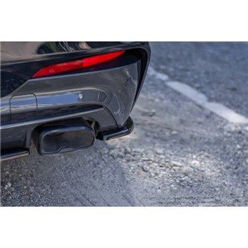 Maxton - Lame du pare-chocs arriere BMW X4 M40i G02 Noir Brillant