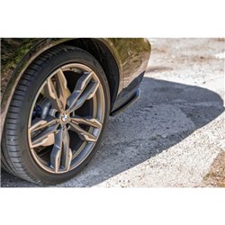 Maxton - Lame du pare-chocs arriere BMW X4 M40i G02 Noir Brillant