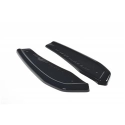 Maxton - Lame du pare-chocs arriere BMW X4 M40i G02 Noir Brillant