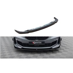 Maxton - Lame Du Pare-Chocs Avant V.3 BMW 1 M-Pack/ M135i / 128ti F40 Noir Brillant